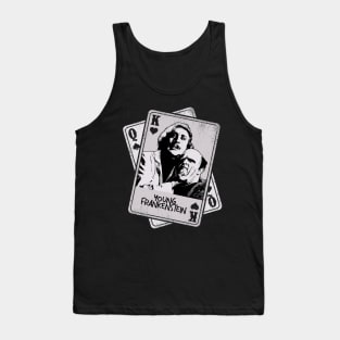 Retro Young Frankenstain movie card style Tank Top